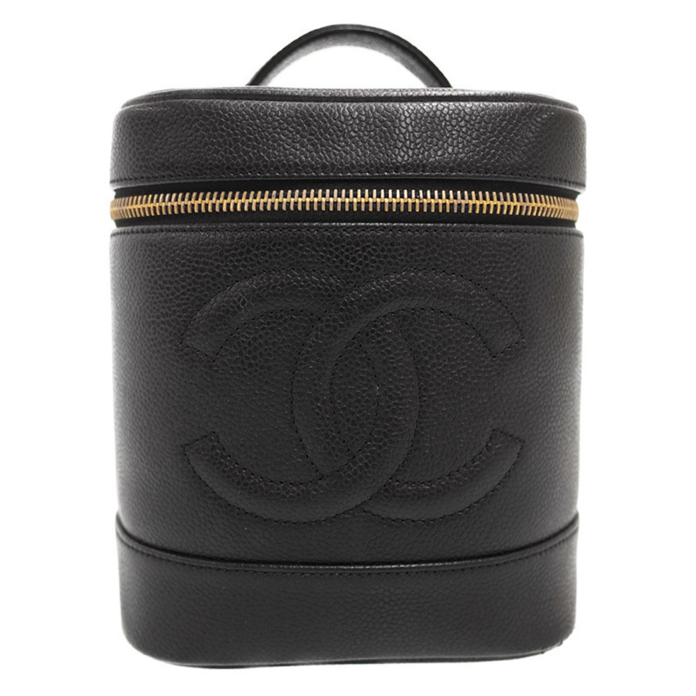 Chanel Cocomark Vanity Bag Case Black